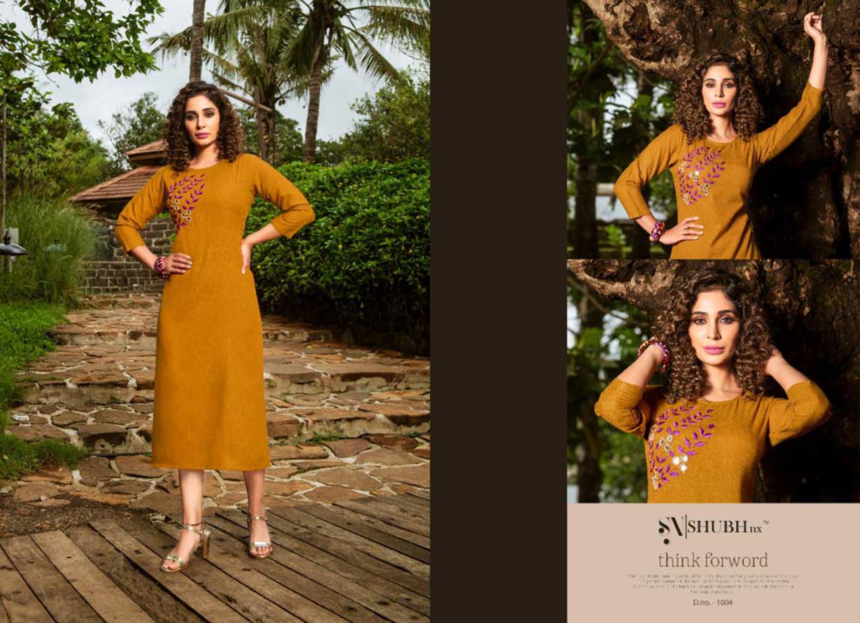 Nach Baliye Slub Mirror Work Kurti Set Nach Baliye Slub Mirror Work Kurti Set